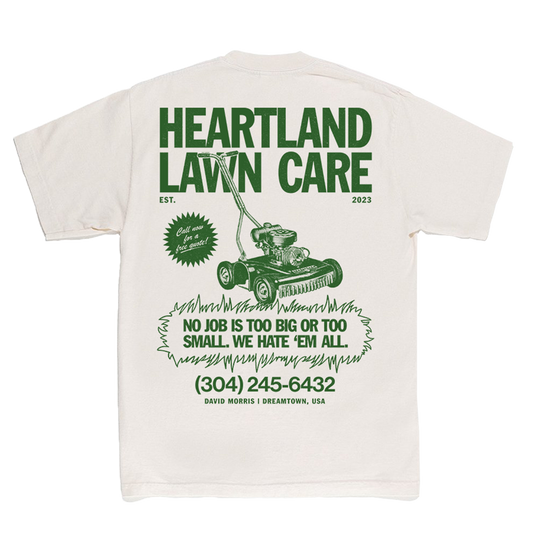 Lawn Care T-Shirt Back