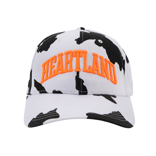 Heartland Hat Cow Print Front